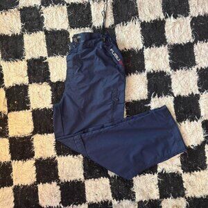 Navy FUBU track pants